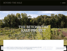 Tablet Screenshot of beyondthekale.org